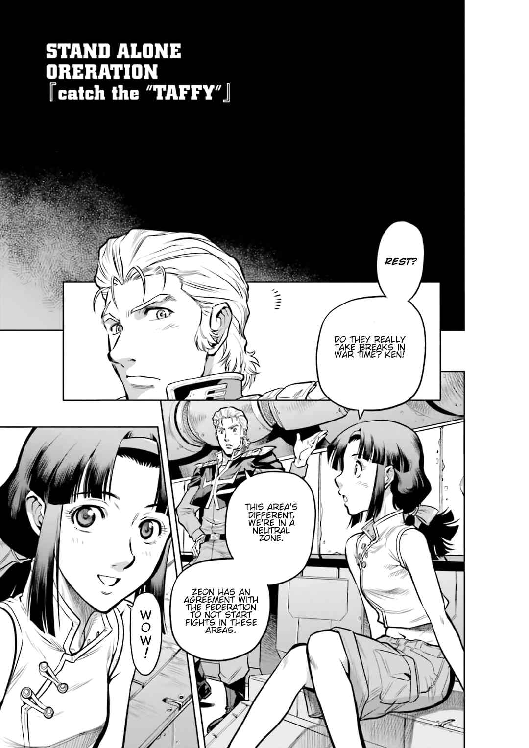 Page 1 Chapter 3.5 Mobile Suit Gundam Report REBELLION: Lost War Chronicles