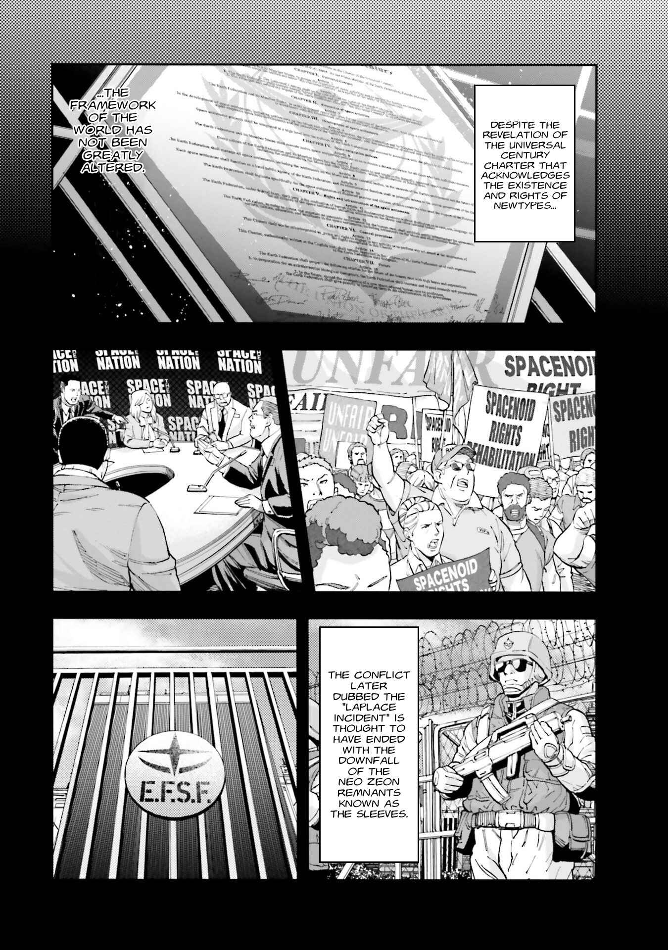 Page 8 Chapter 1 Mobile Suit Gundam NT (NARRATIVE)
