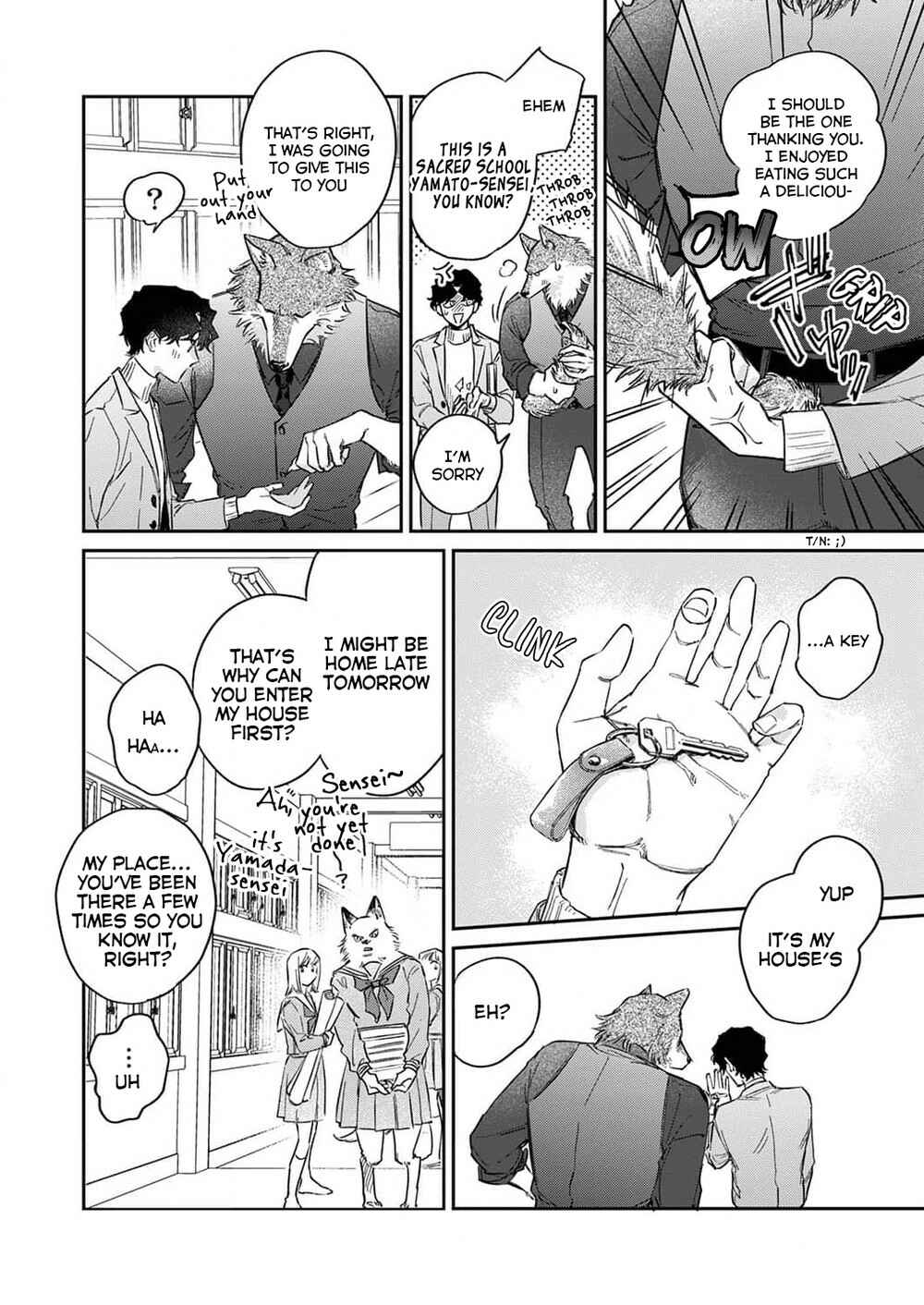 Page 9 Chapter 5 Ookami-sama no Ichizu na Bouai