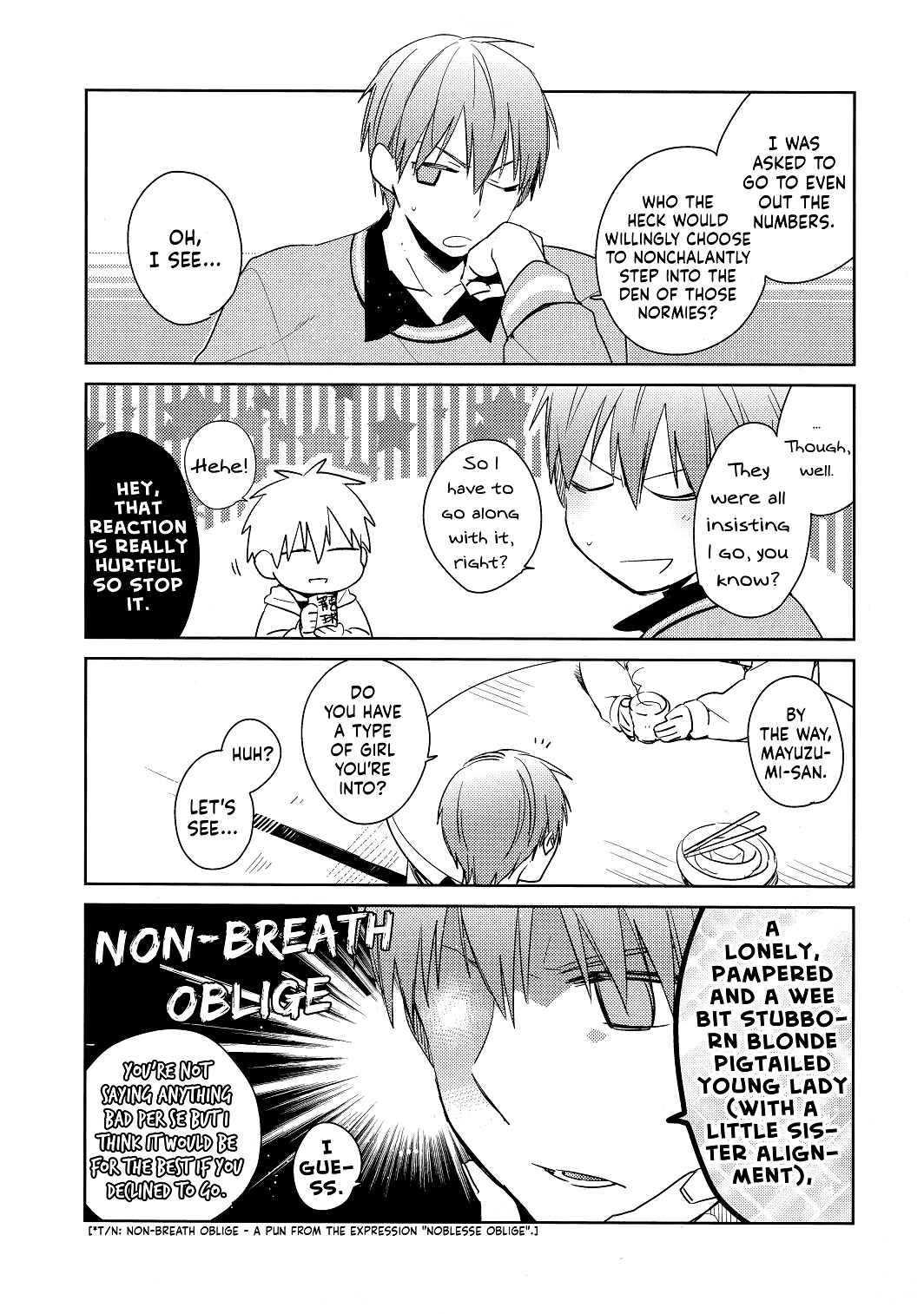 Page 5 Chapter Unknown_f290 Kuroko no Basket - Black Brothers (Doujinshi)