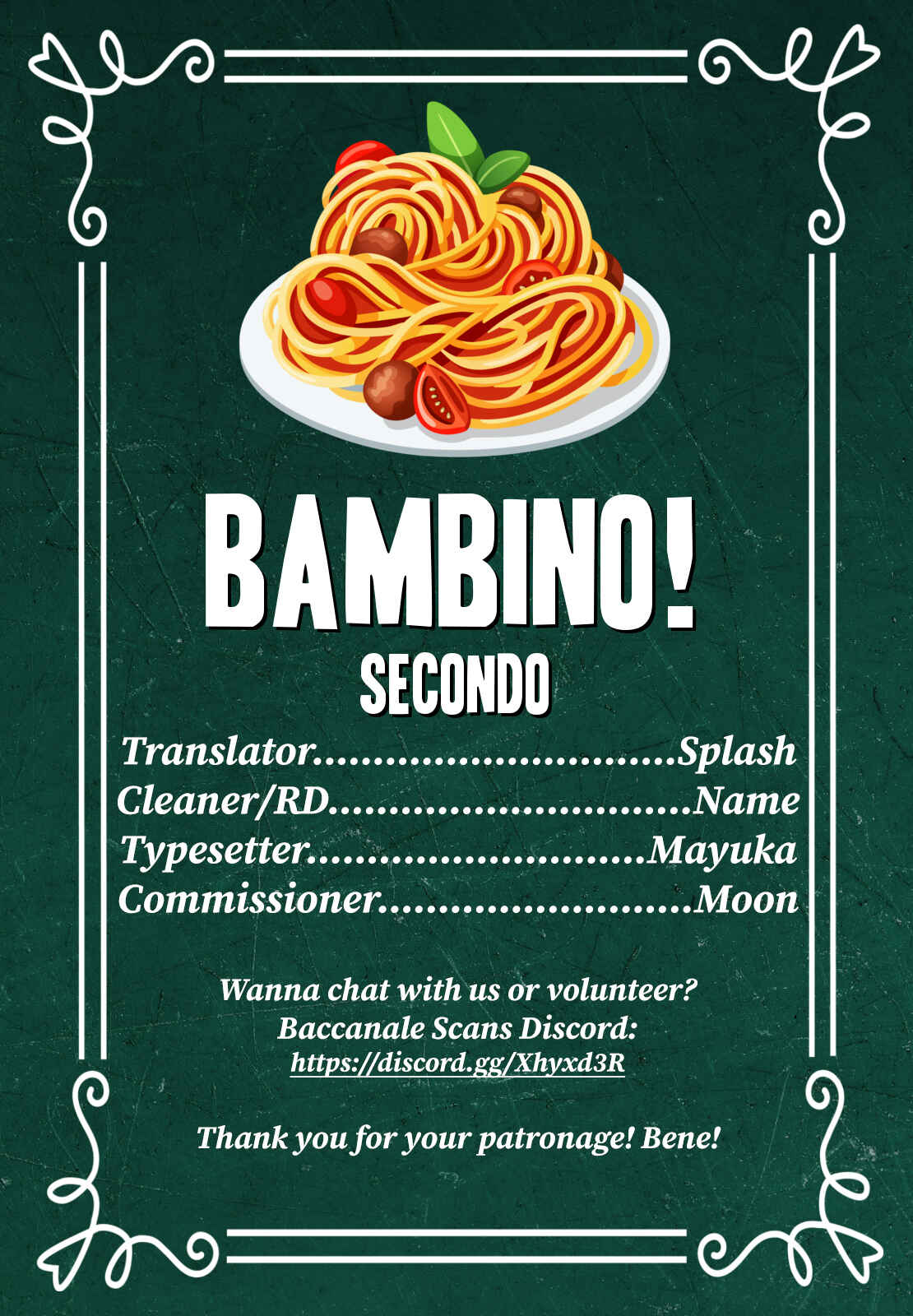Page 1 Chapter 45 Bambino! Secondo
