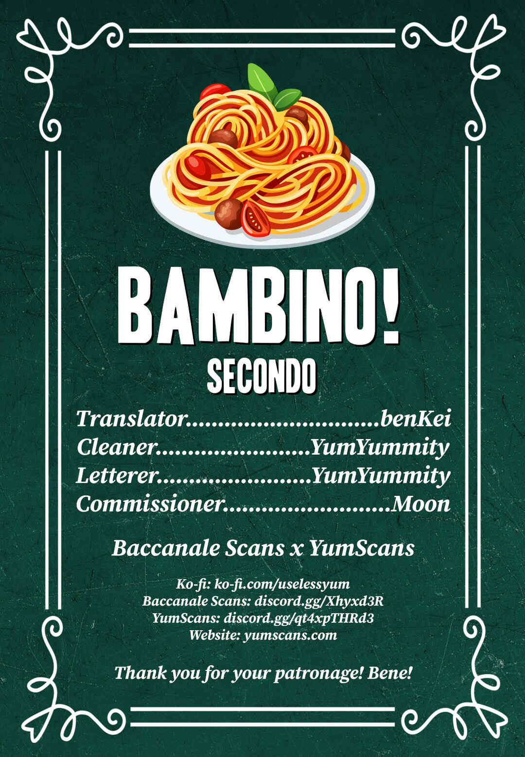 Page 1 Chapter 83 Bambino! Secondo
