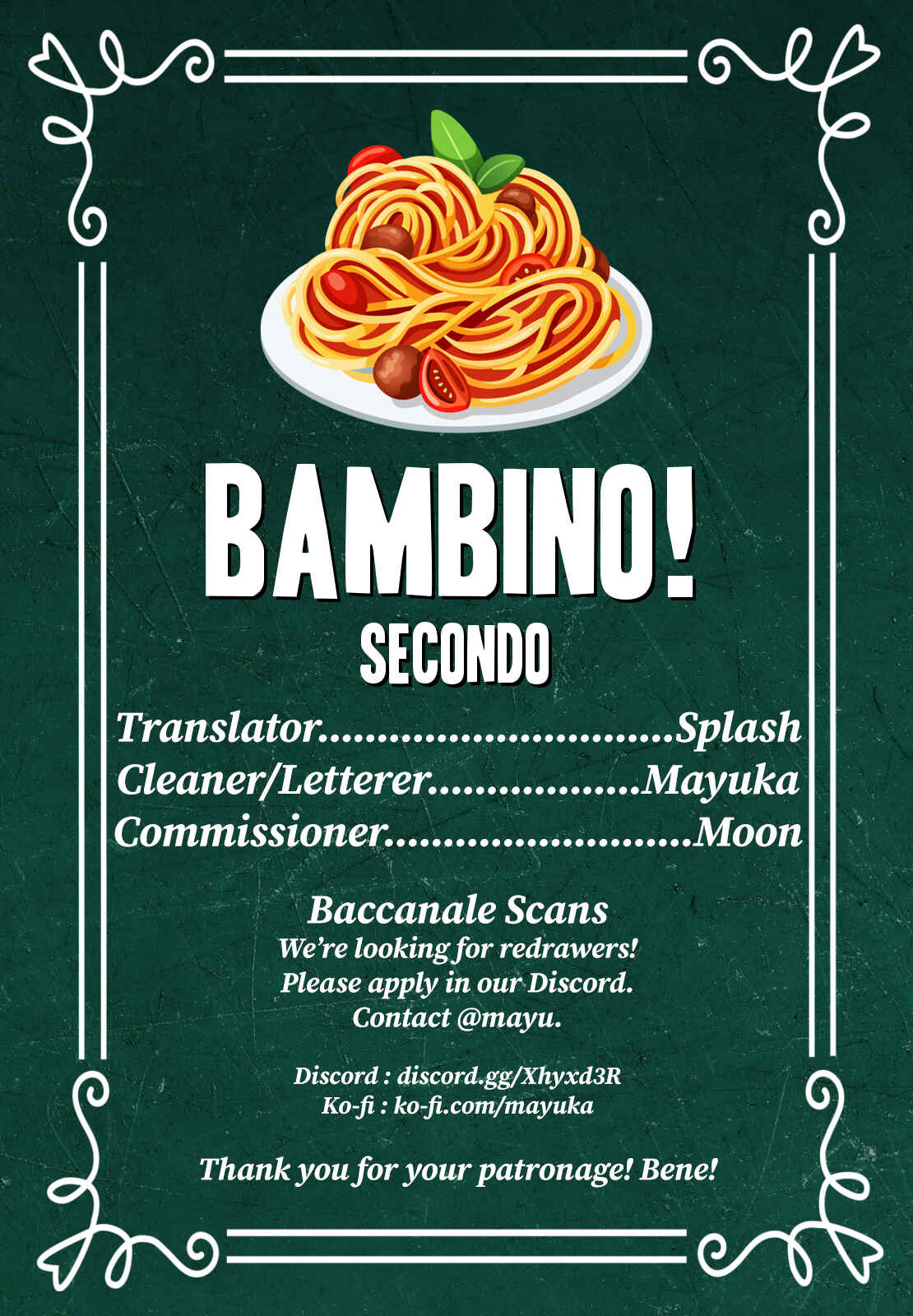 Page 1 Chapter 64 Bambino! Secondo