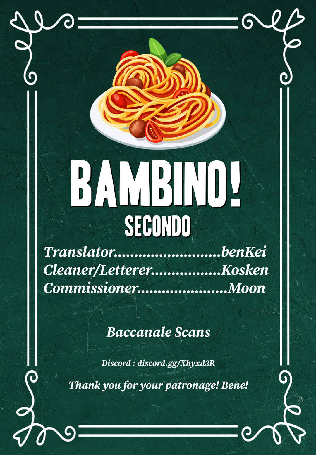 Page 1 Chapter 89 Bambino! Secondo