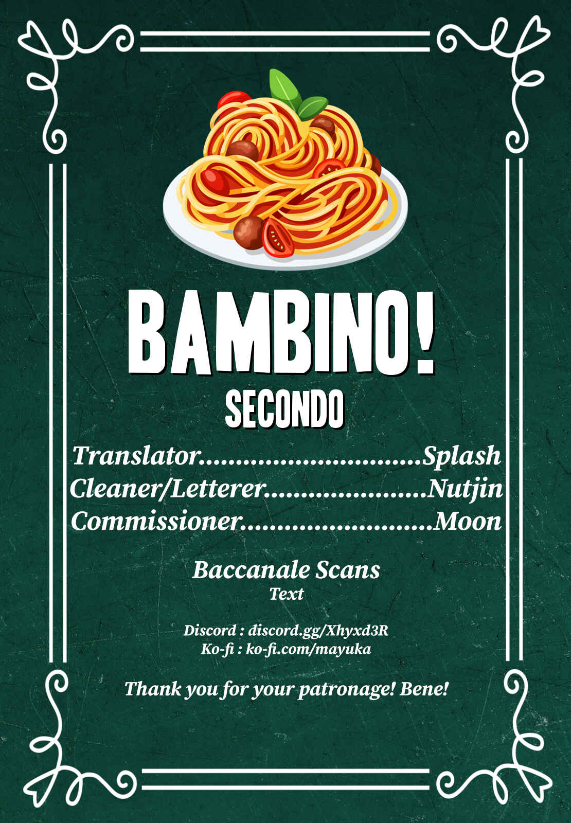 Page 1 Chapter 74 Bambino! Secondo