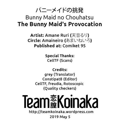 Page 19 Chapter Unknown_8ab6 The Bunny Maids Provocation
