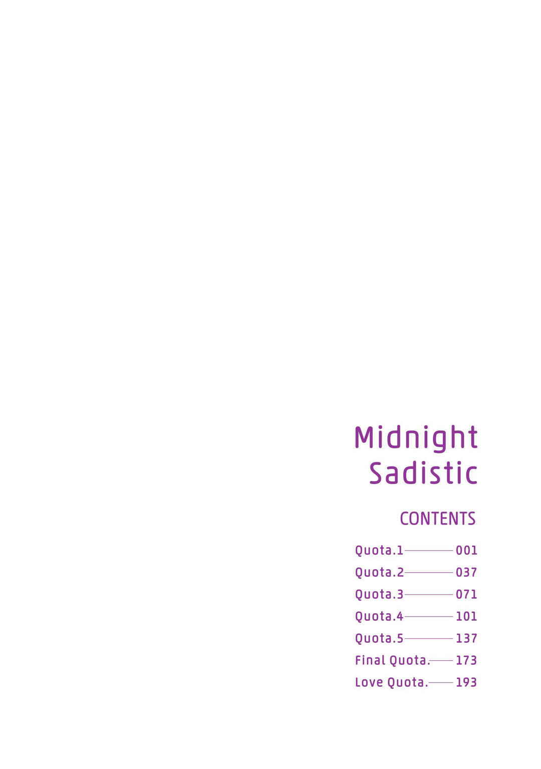 Page 4 Chapter 1 Midnight Sadistic