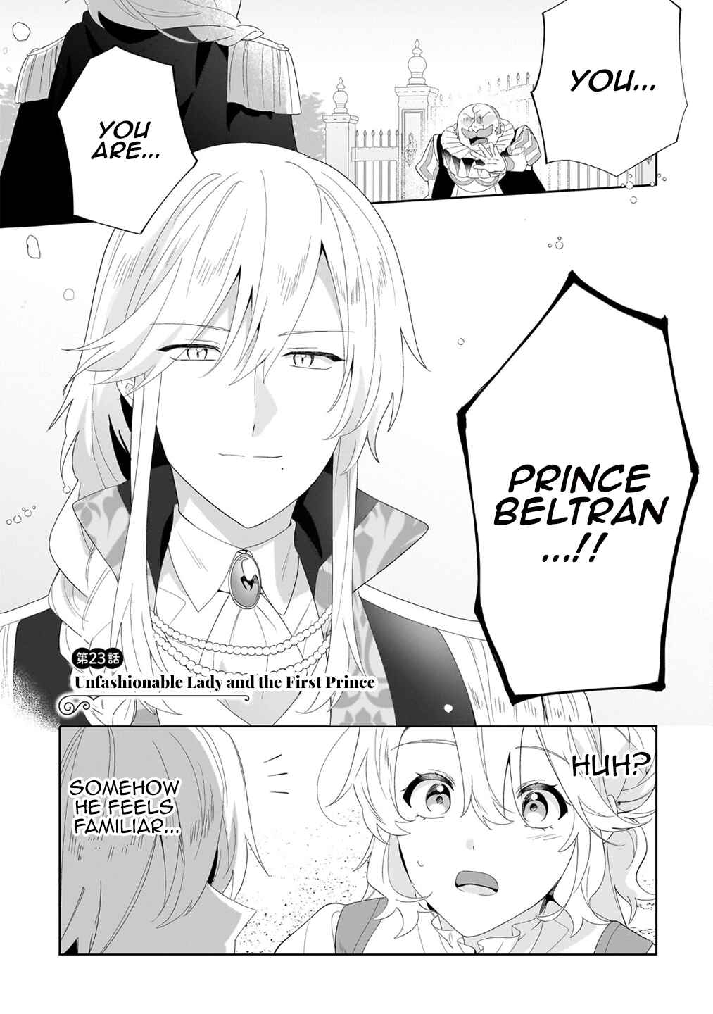 Page 1 Chapter 23 Imokusa Reijou desu ga Akuyaku Reisoku wo Tasuketara Kiniiraremashita
