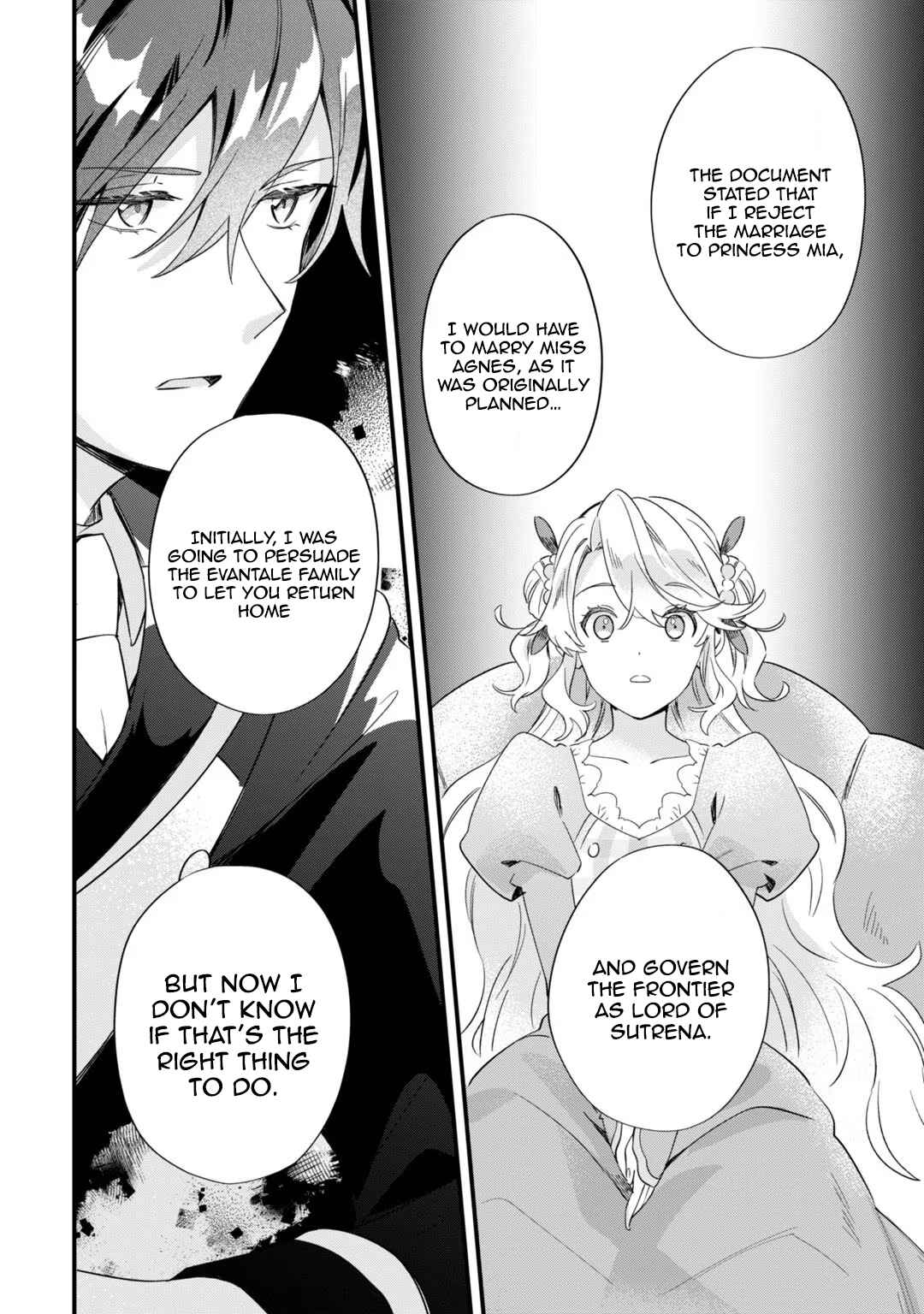 Page 34 Chapter 3 Imokusa Reijou desu ga Akuyaku Reisoku wo Tasuketara Kiniiraremashita