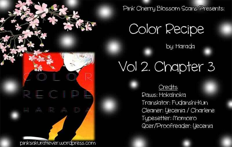 Page 1 Chapter 3 Color Recipe