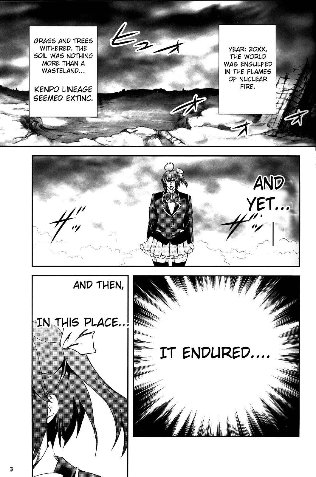 Page 2 Chapter Unknown_8d60 Hokuto no Ken & Chuunibyou demo Koi ga Shitai! - Kenpouka Demo Koi ga Shitai! (Doujinshi)