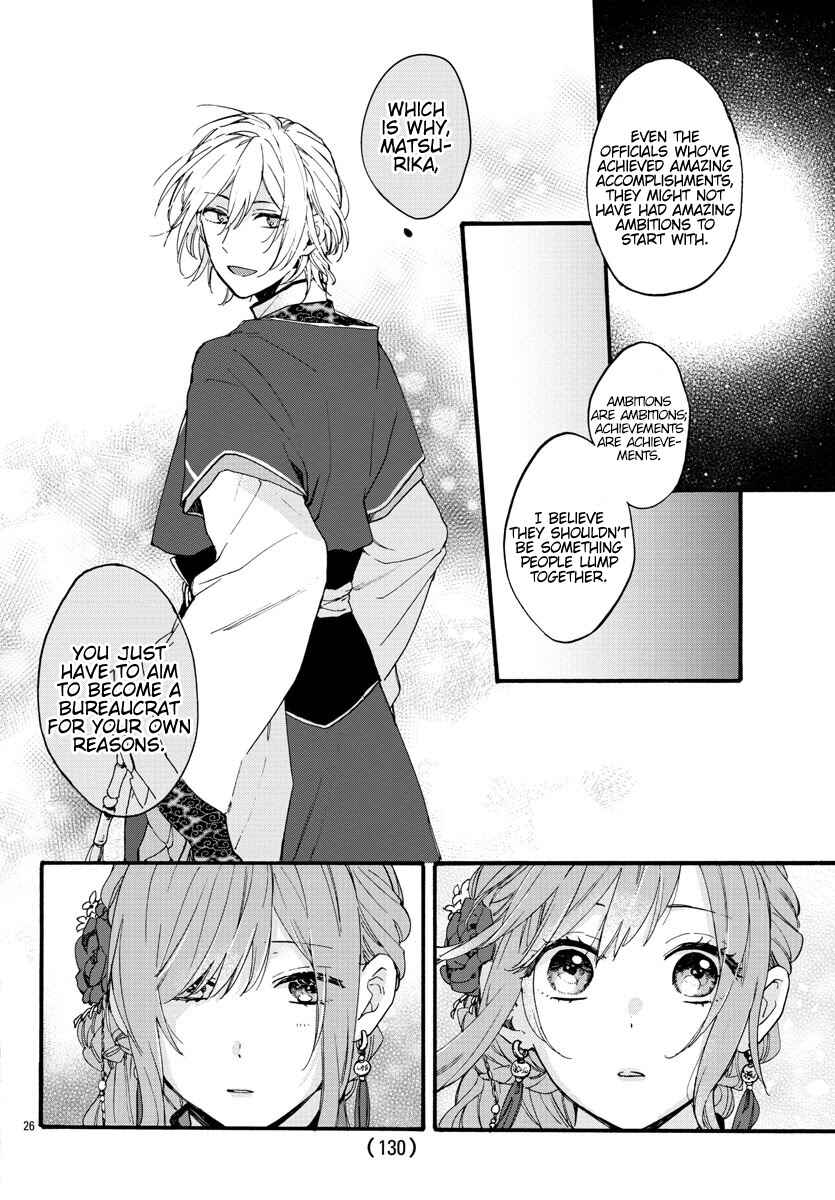 Page 26 Chapter 9 Matsurika Kanriden ~Koukyuu Jokan, Kimagure Koutei ni Misomerare~