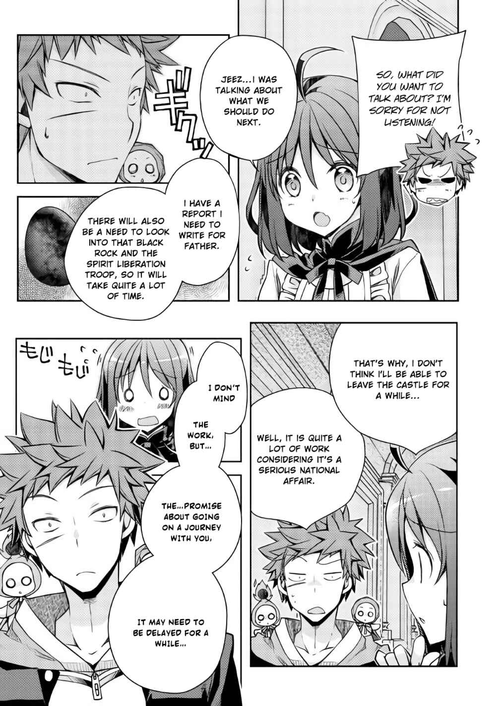 Page 4 Chapter 15 Yankee wa Isekai de Seirei ni Aisaremasu.