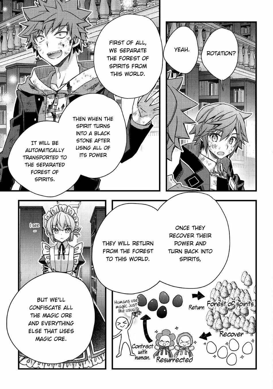 Page 14 Chapter 41 Yankee wa Isekai de Seirei ni Aisaremasu.