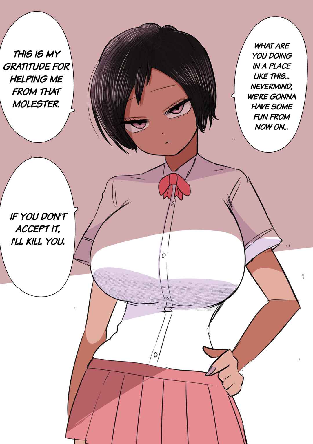 Page 1 Chapter 2 Gyaru Who Is Strict With Otaku