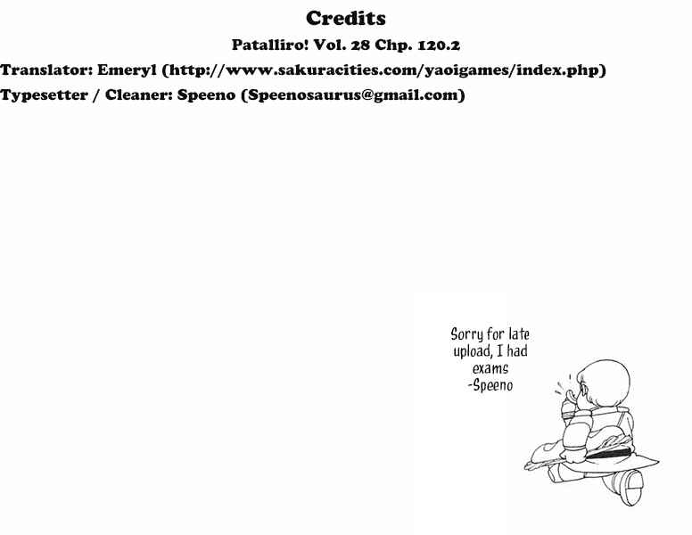 Page 1 Chapter 120.2 Patalliro!