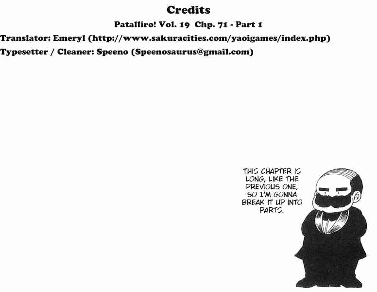 Page 1 Chapter 71.1 Patalliro!