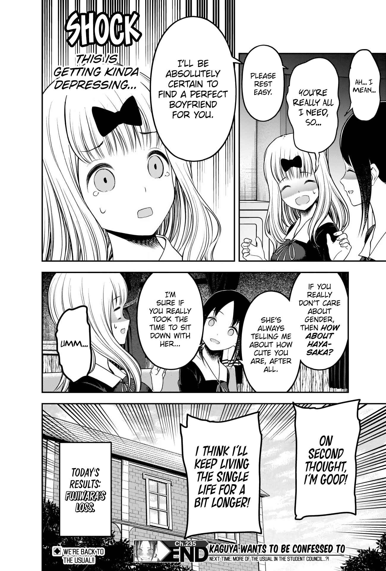 Page 18 Chapter 235 Kaguya-sama wa Kokurasetai: Tensai-tachi no Renai Zunousen