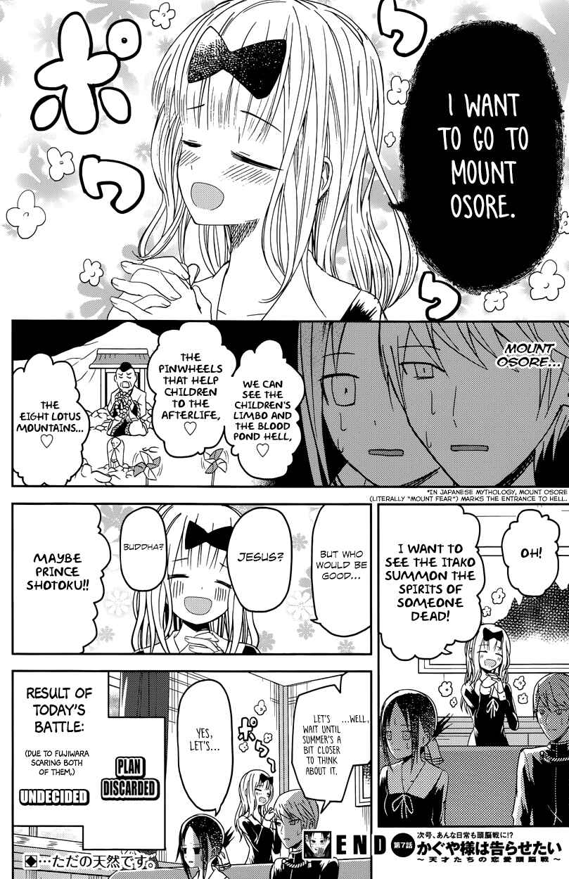 Page 18 Chapter 7 Kaguya-sama wa Kokurasetai: Tensai-tachi no Renai Zunousen