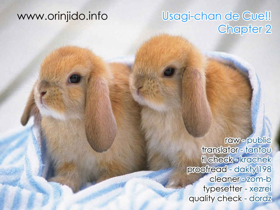 Page 1 Chapter 2 Cue with Usagi-chan!!