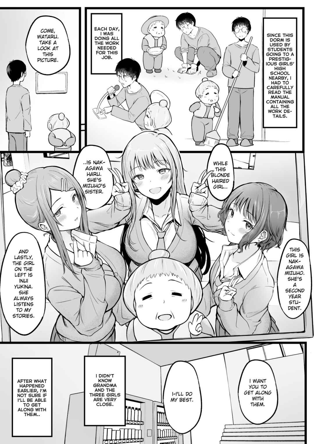 Page 7 Chapter 1 Joshiryou Kanrinin no Boku wa Gyaru Ryousei ni Furimawasaretemasu