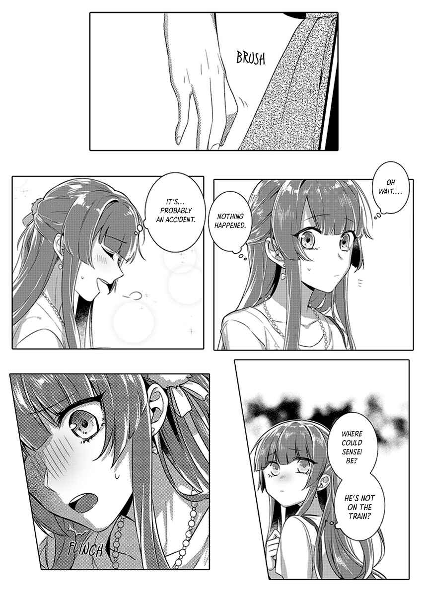 Page 12 Chapter 1 Densha de, Jugyou. Sensei to.