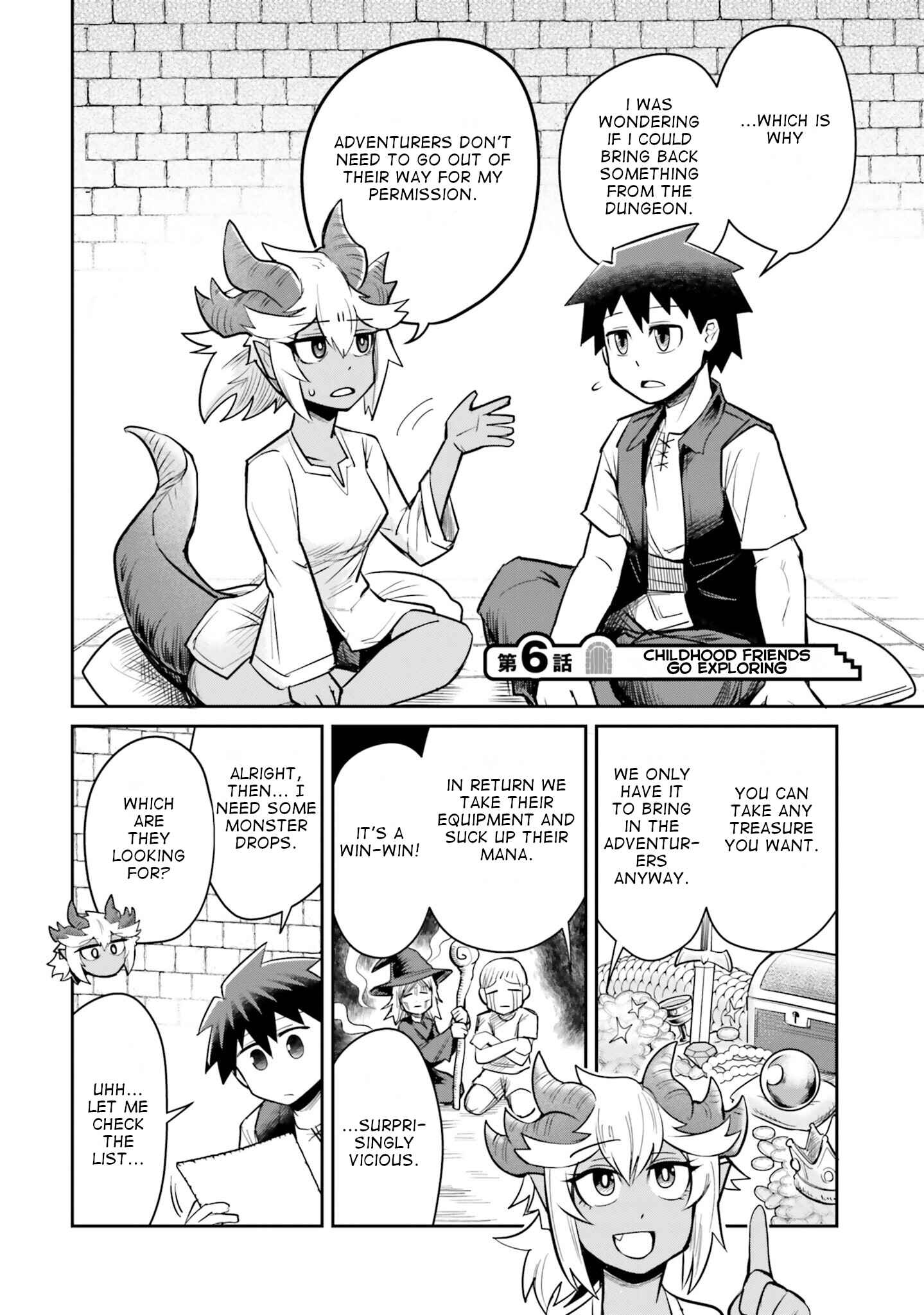 Page 2 Chapter 6 Dungeon no Osananajimi