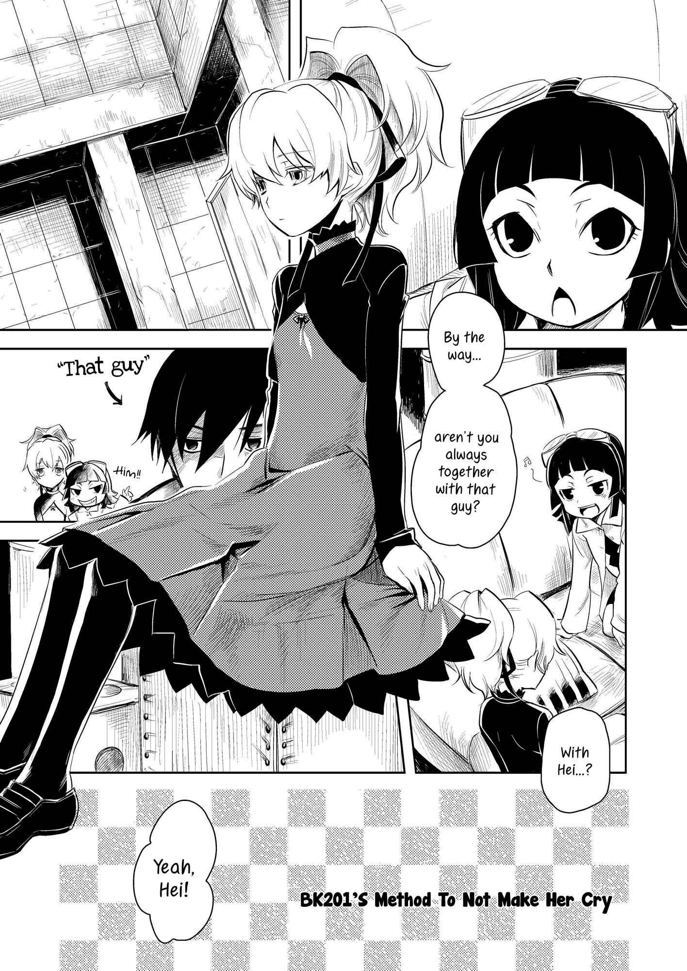 Page 2 Chapter Unknown_ca0d DARKER THAN BLACK -  BK201s Method To Not Make Her Cry (Doujinshi)