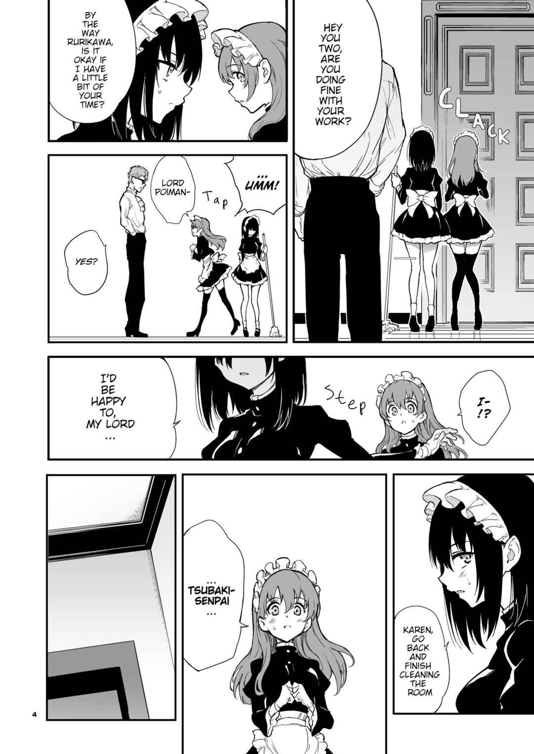 Page 3 Chapter 4 Maid Kyouiku. -Botsuraku Kizoku Rurikawa Tsubaki-