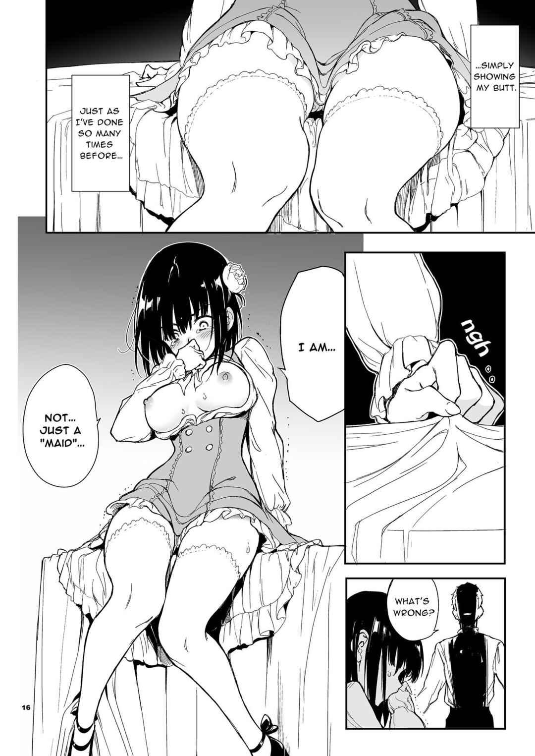 Page 16 Chapter 5 Maid Kyouiku. -Botsuraku Kizoku Rurikawa Tsubaki-