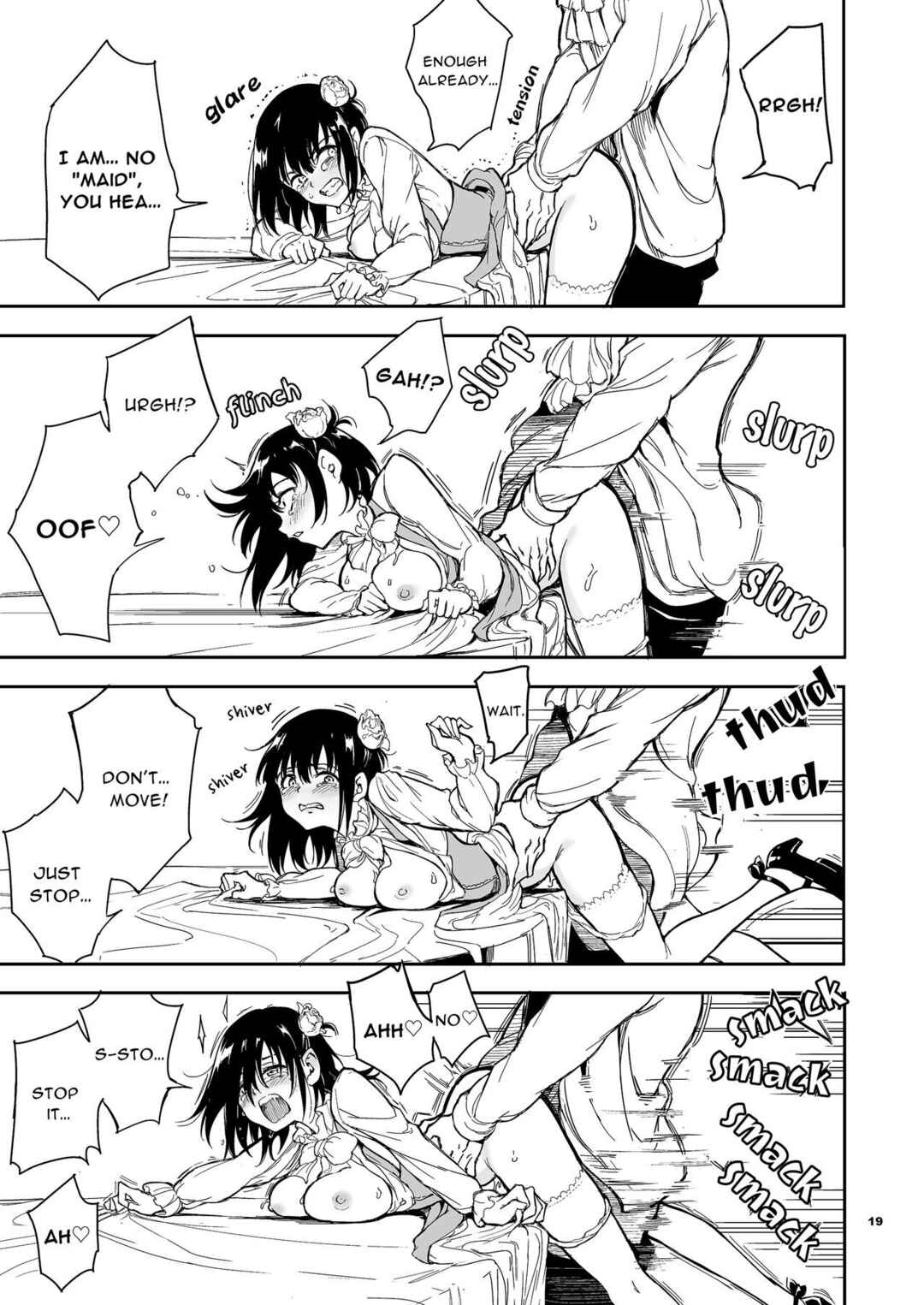 Page 19 Chapter 5 Maid Kyouiku. -Botsuraku Kizoku Rurikawa Tsubaki-