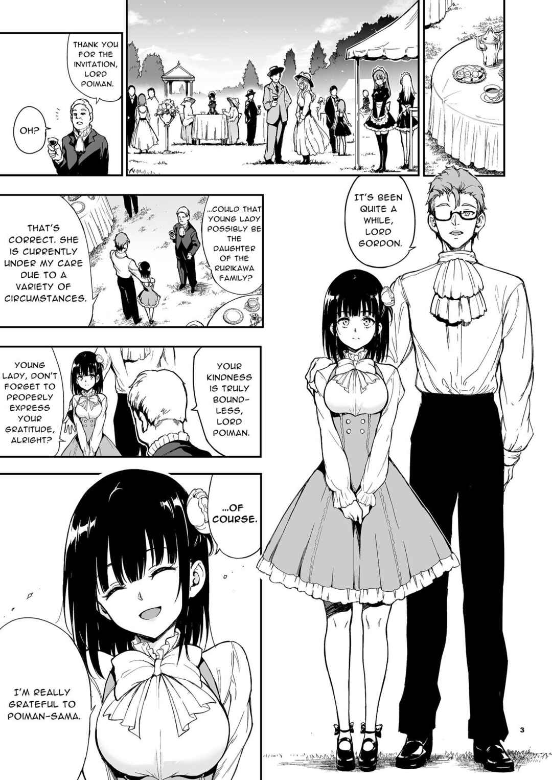 Page 3 Chapter 5 Maid Kyouiku. -Botsuraku Kizoku Rurikawa Tsubaki-