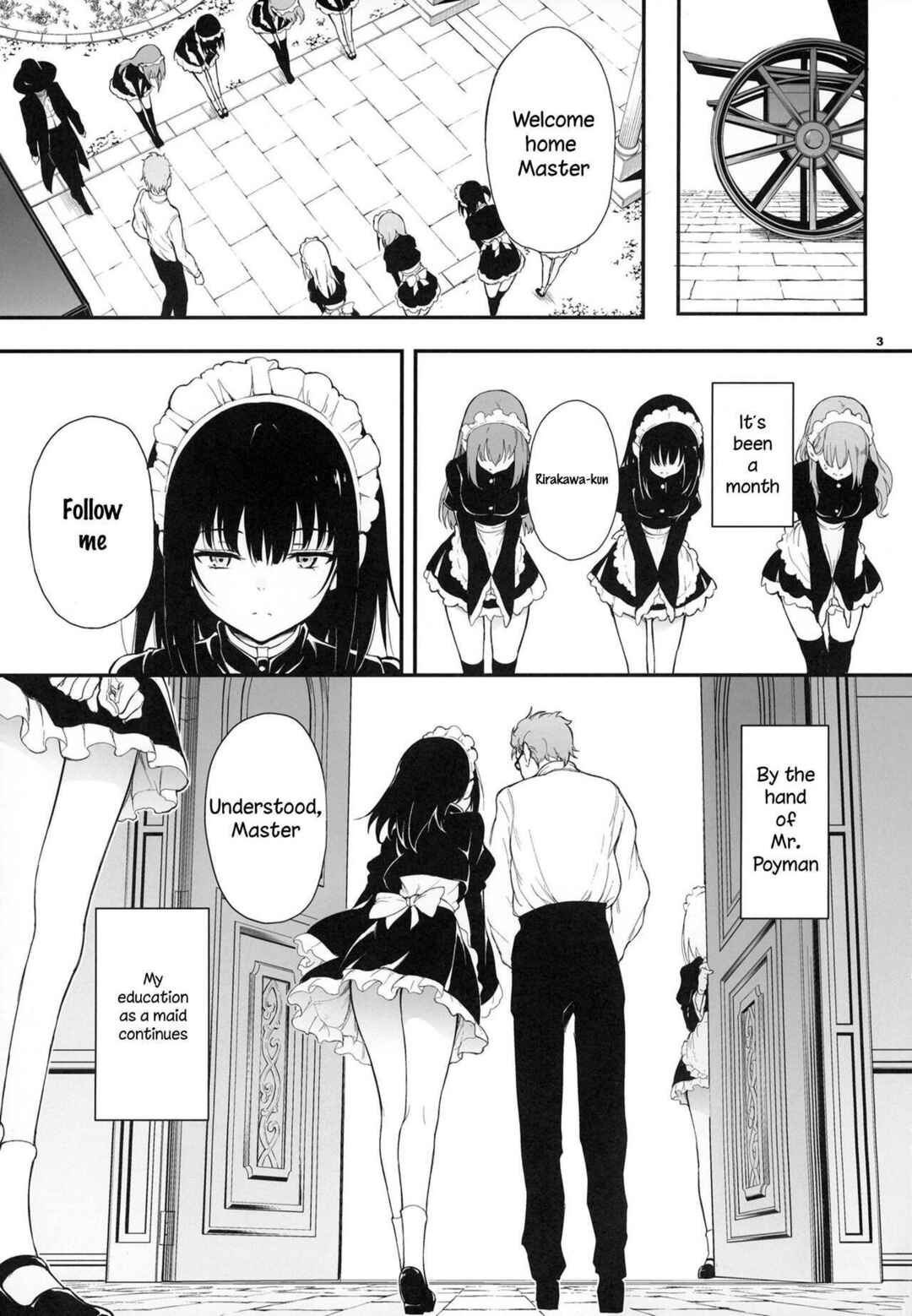 Page 2 Chapter 2 Maid Kyouiku. -Botsuraku Kizoku Rurikawa Tsubaki-