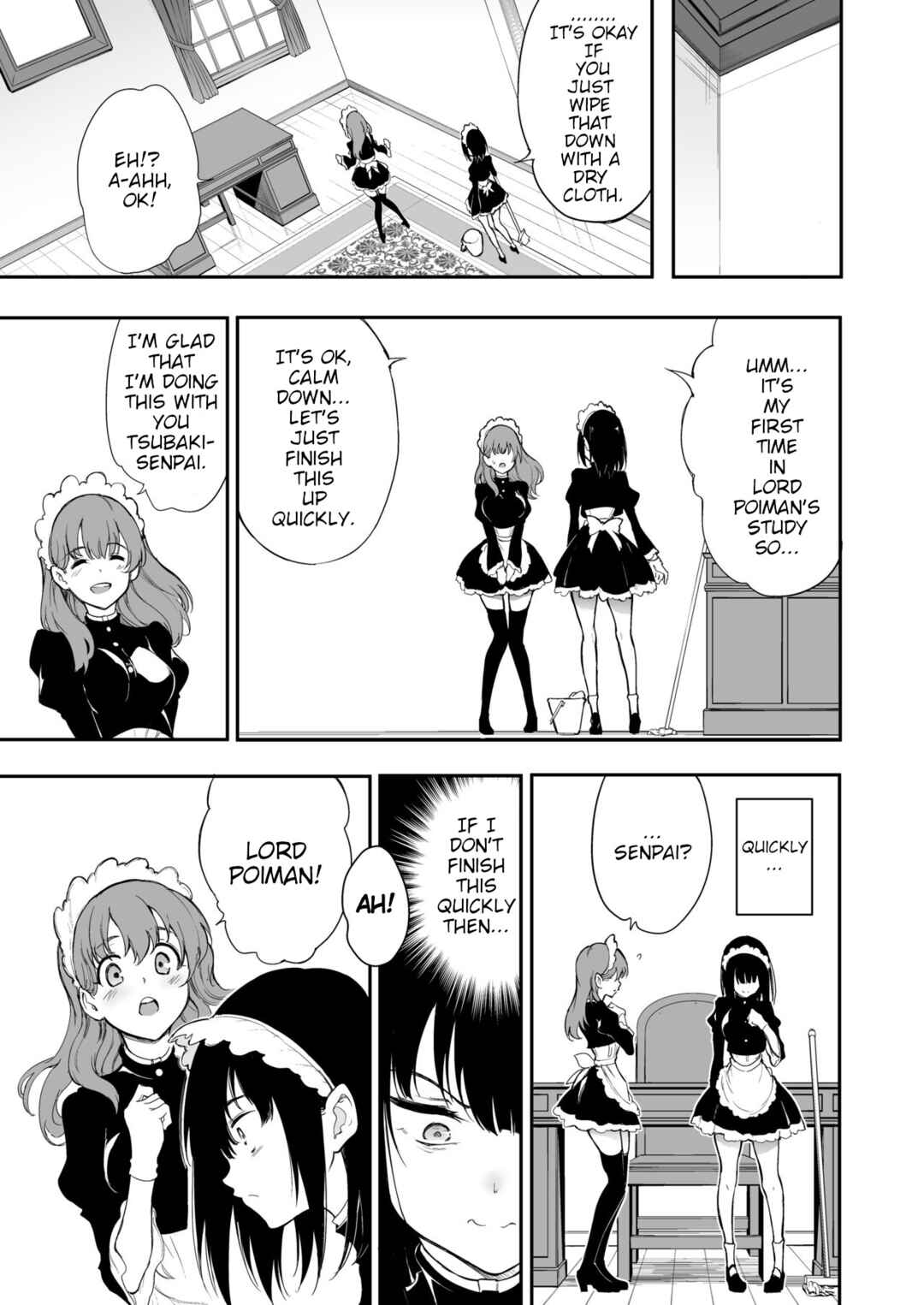 Page 11 Chapter 3 Maid Kyouiku. -Botsuraku Kizoku Rurikawa Tsubaki-