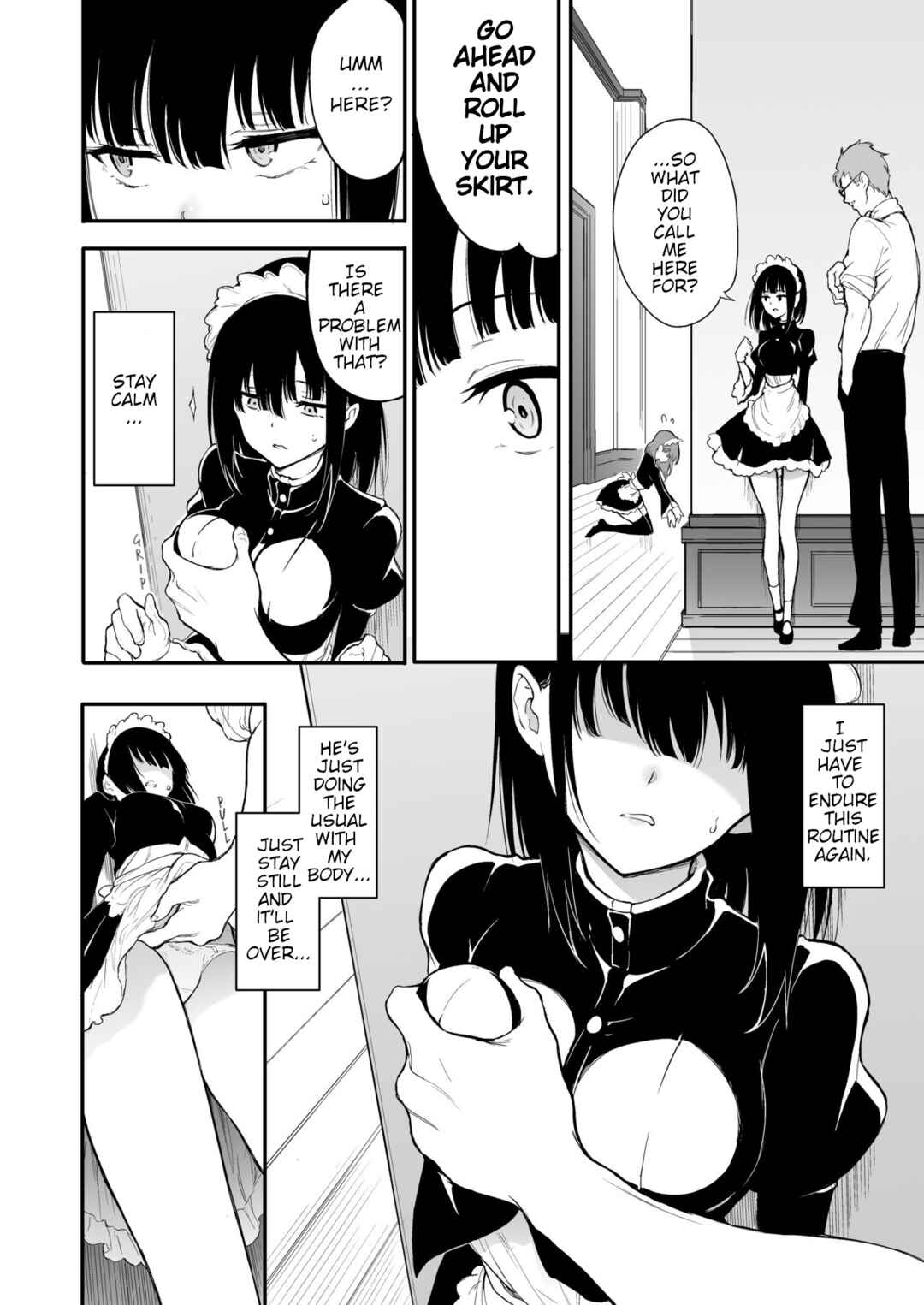 Page 4 Chapter 3 Maid Kyouiku. -Botsuraku Kizoku Rurikawa Tsubaki-