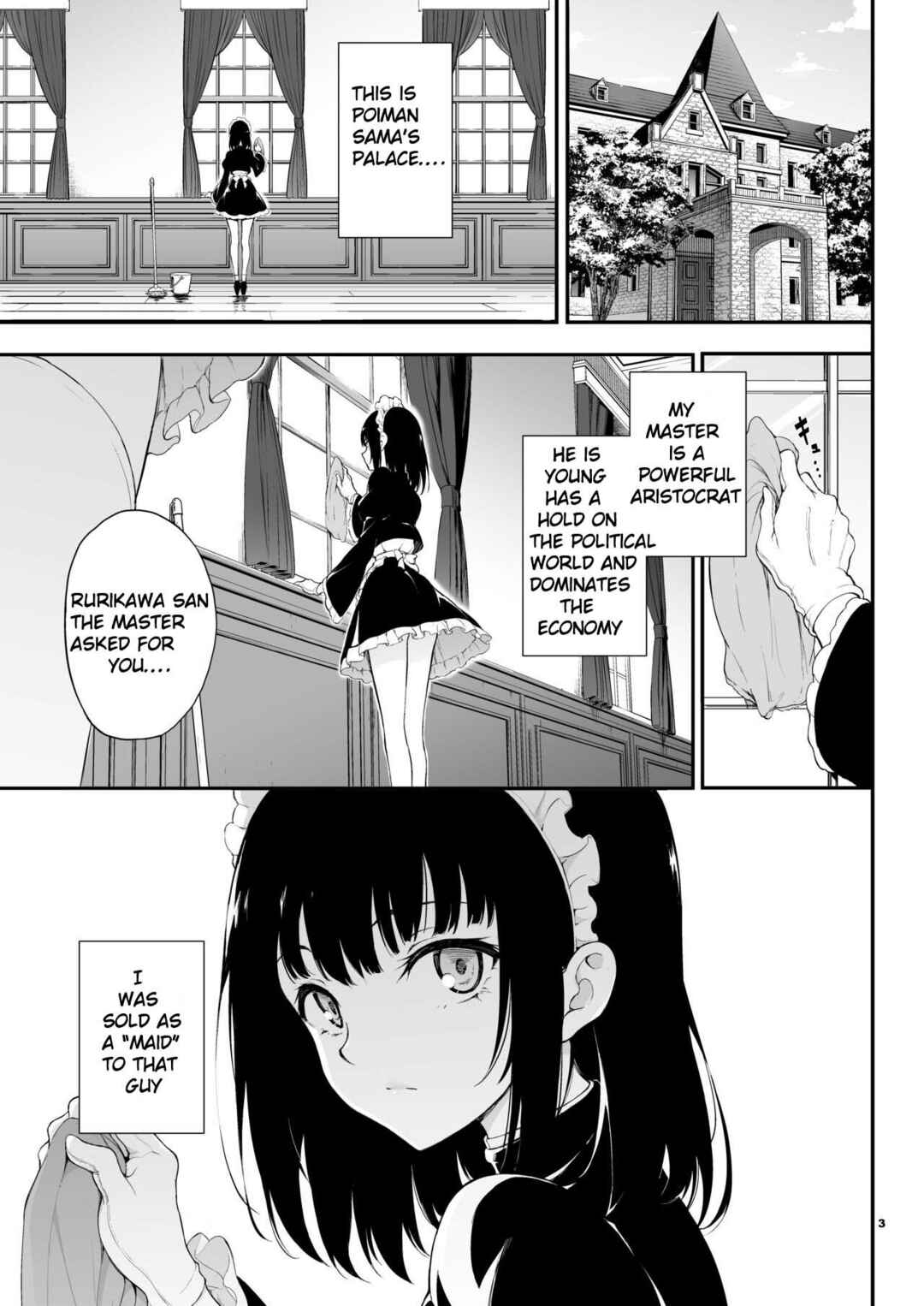 Page 2 Chapter 1 Maid Kyouiku. -Botsuraku Kizoku Rurikawa Tsubaki-