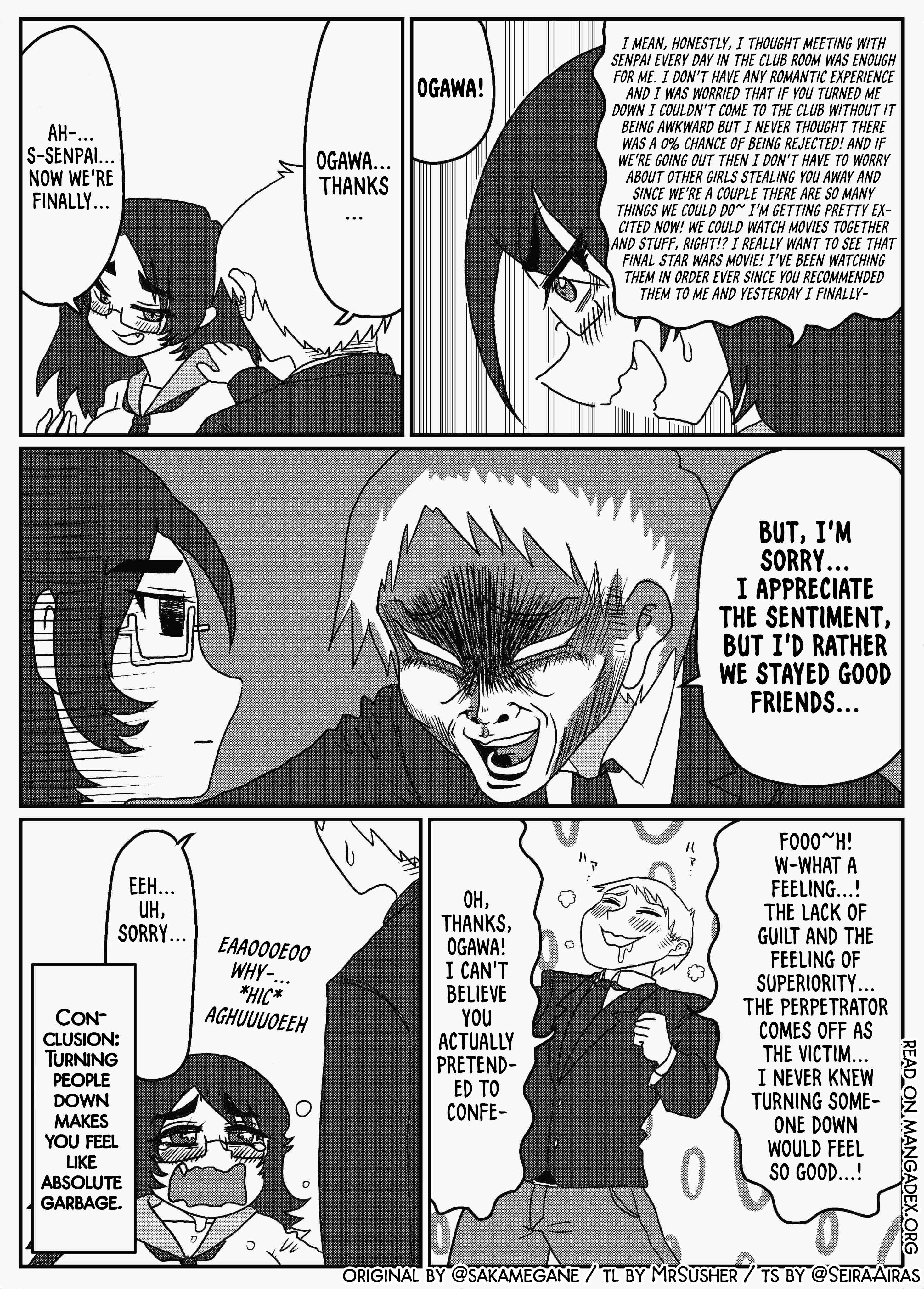 Page 4 Chapter Unknown_7f1a A story about a senpai who wants to reject a girl at least once.