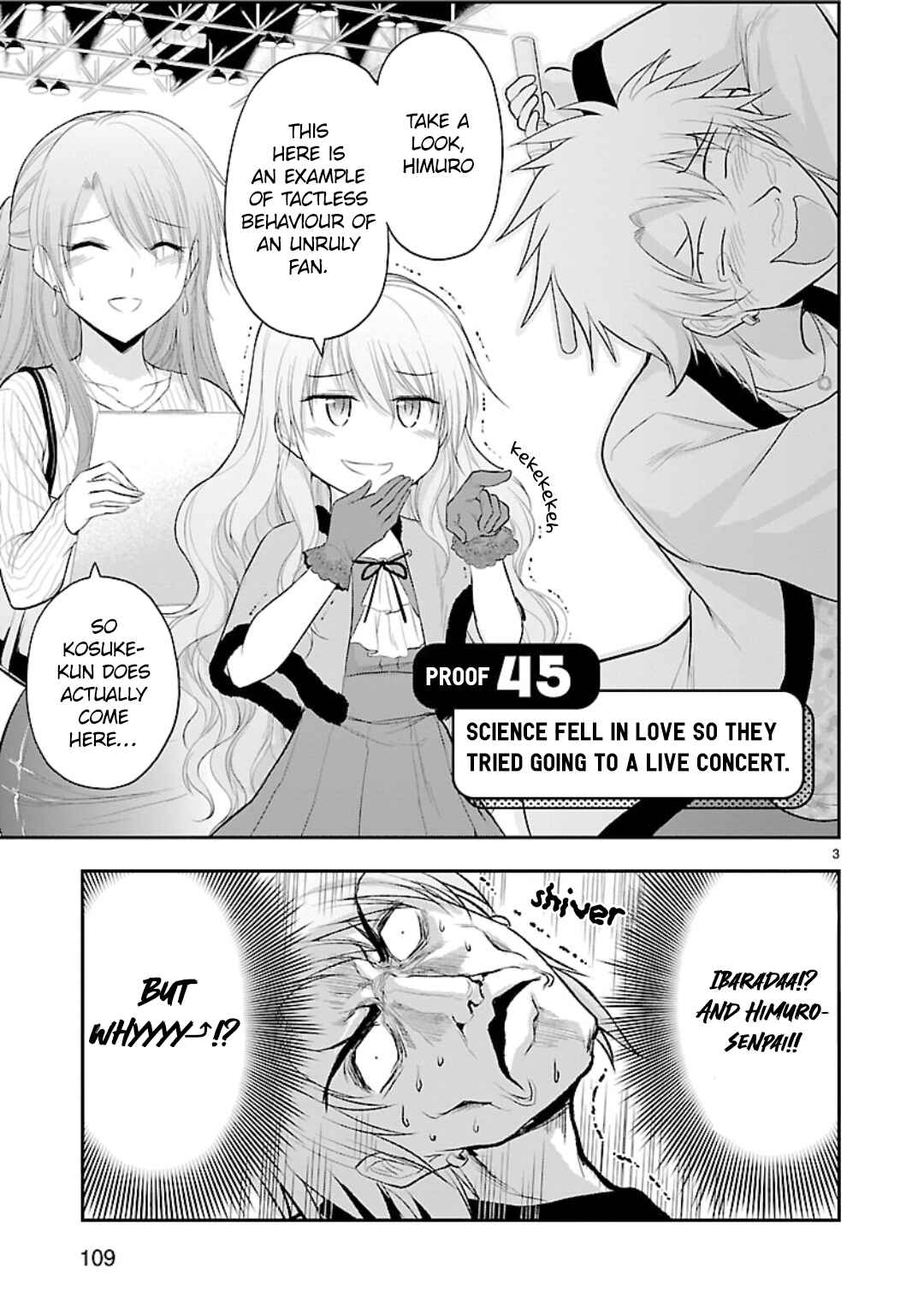 Page 3 Chapter 45 Rikei ga Koi ni Ochita no de Shoumei shitemita