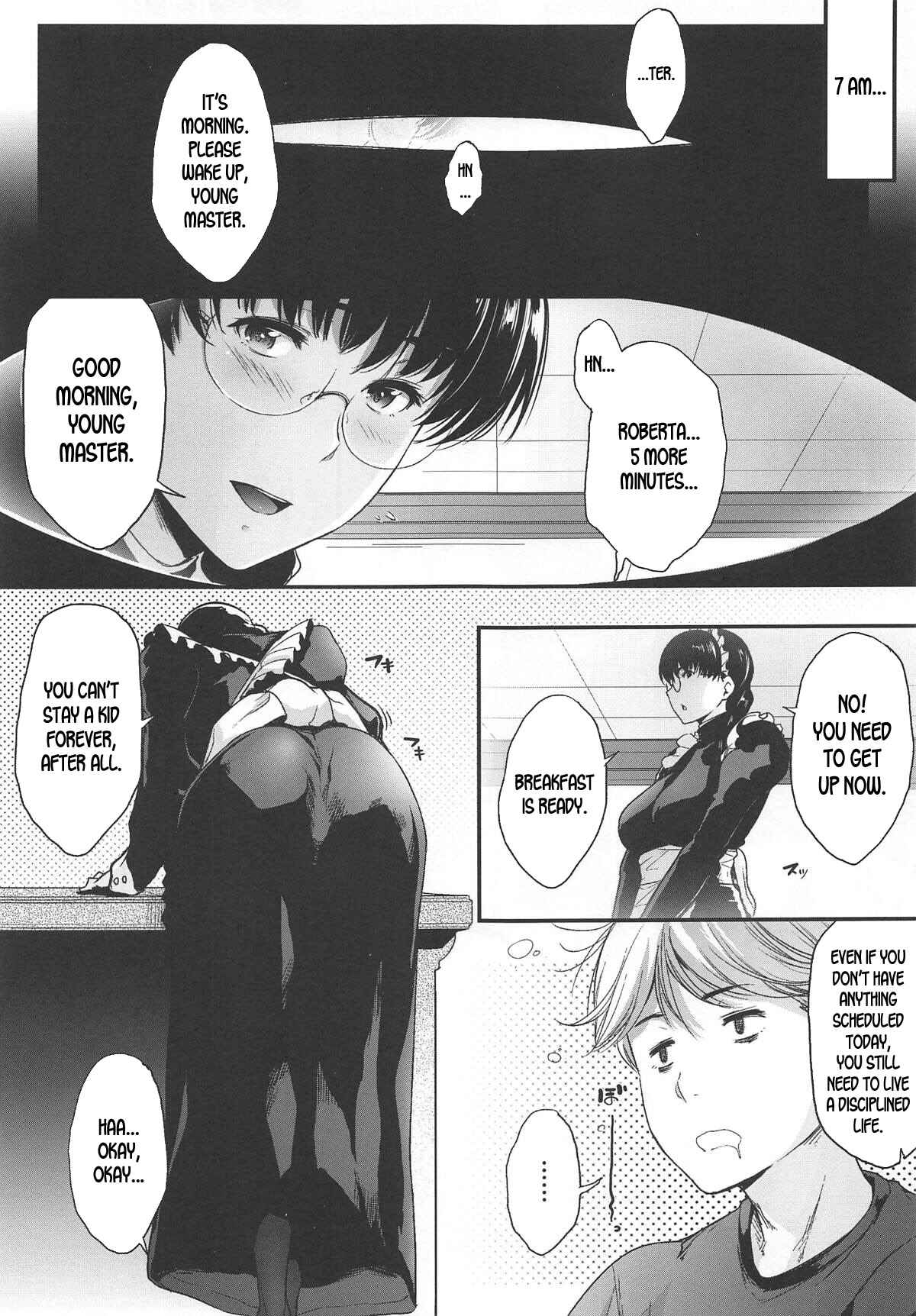 Page 4 Chapter Unknown_9118 Black Lagoon - Waka-sama to Maid (Doujinshi)