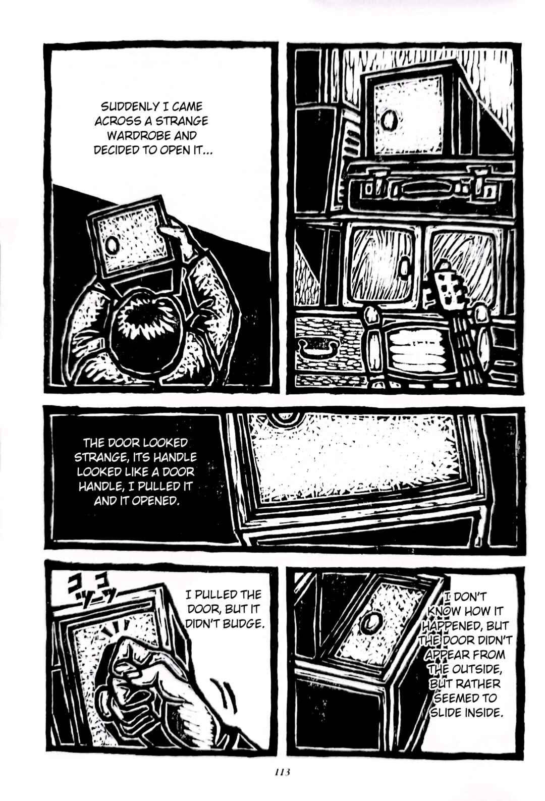 Page 4 Chapter 6 Man with a wardrobe on his head