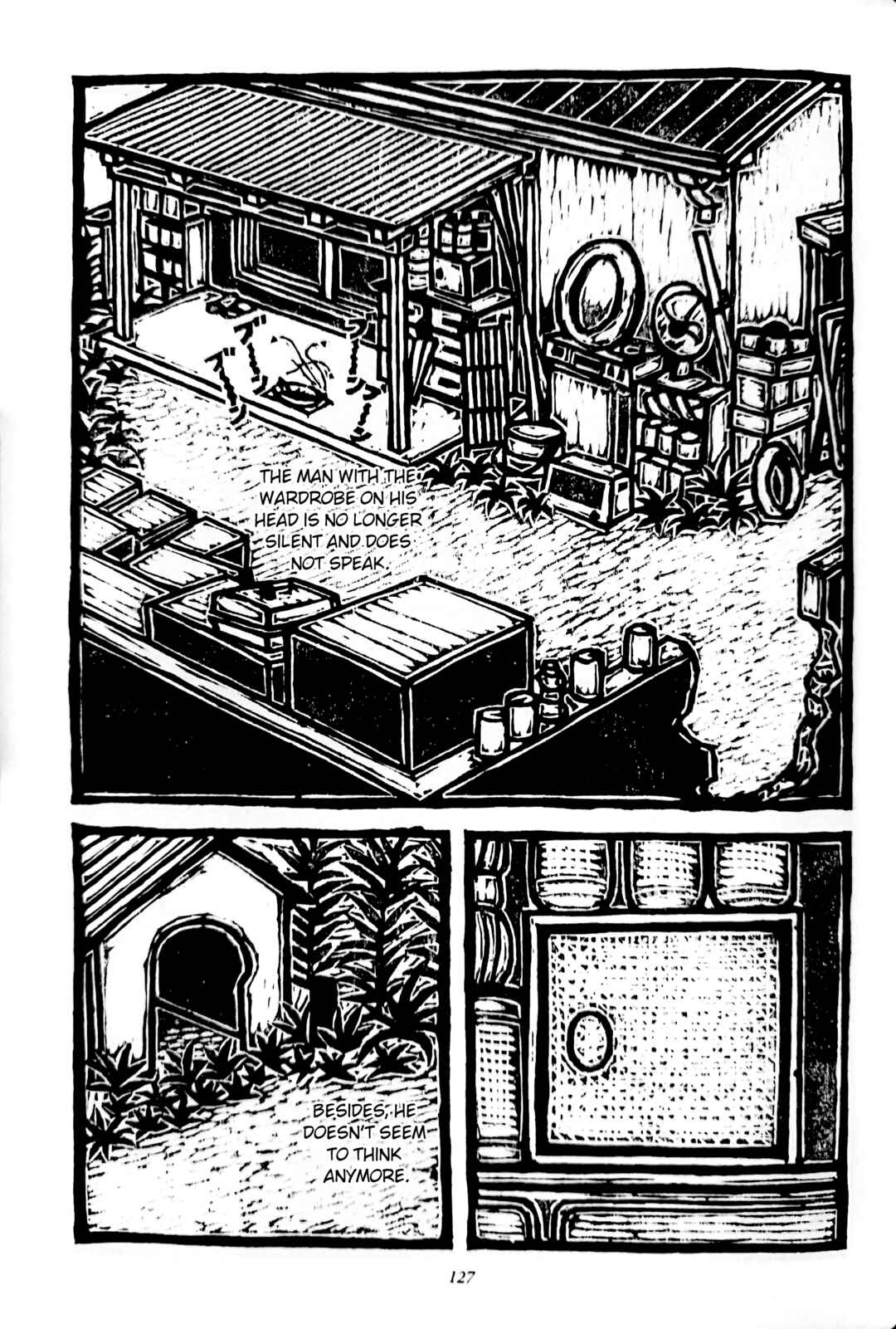 Page 4 Chapter 7 Man with a wardrobe on his head
