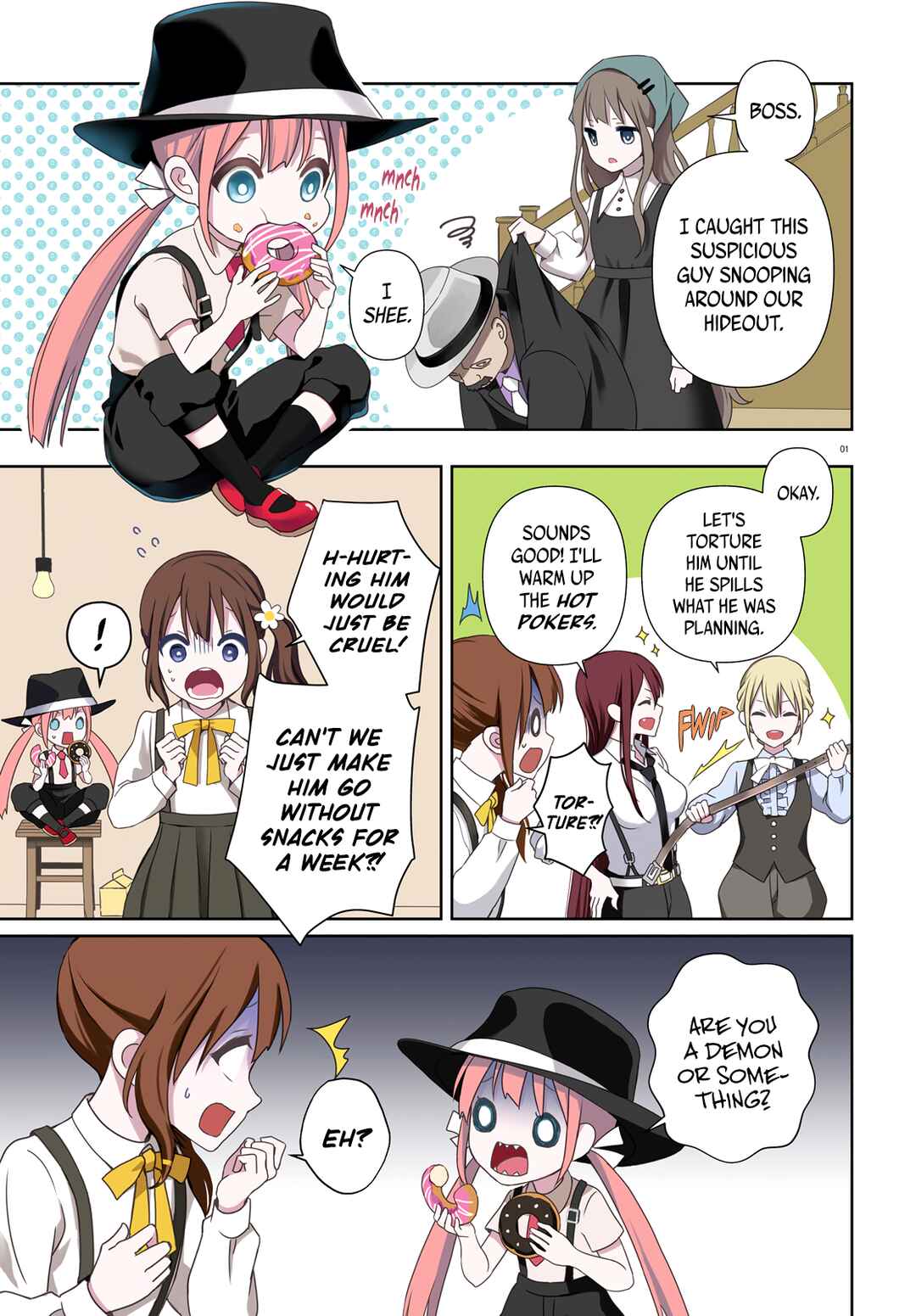 Page 1 Chapter 1 Gangsta Girls