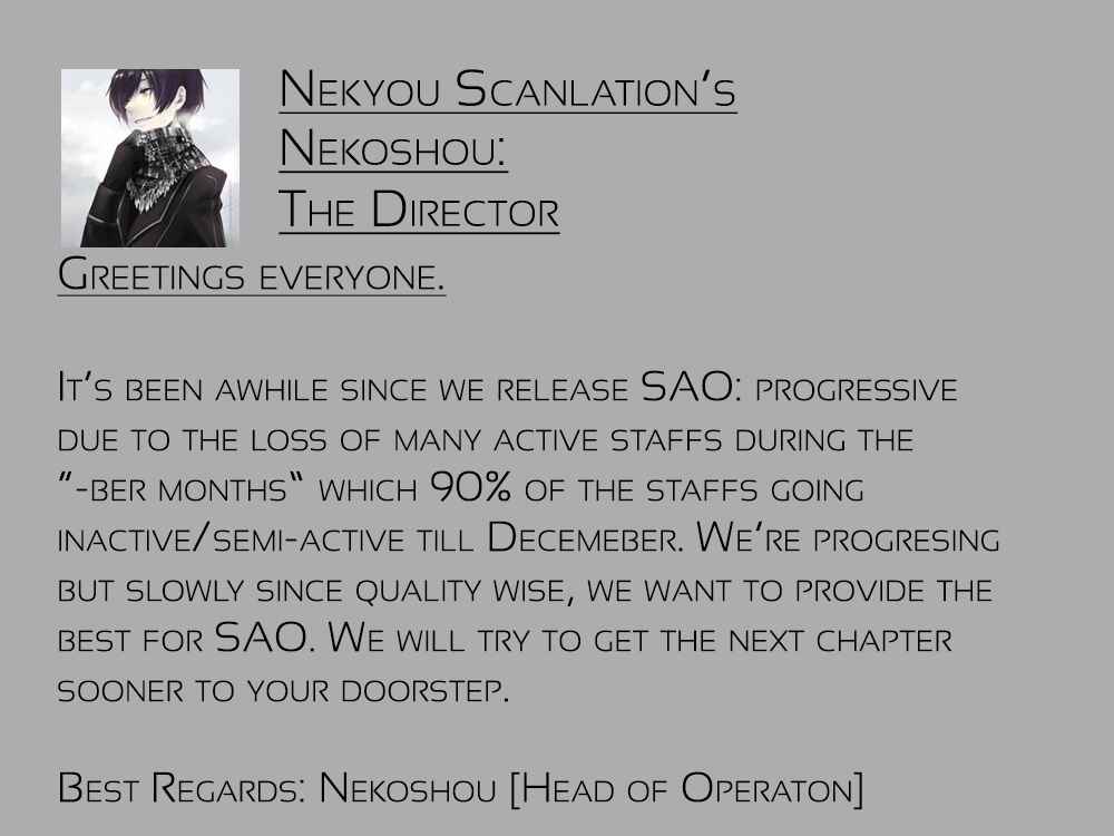 Page 1 Chapter 11 Sword Art Online: Progressive