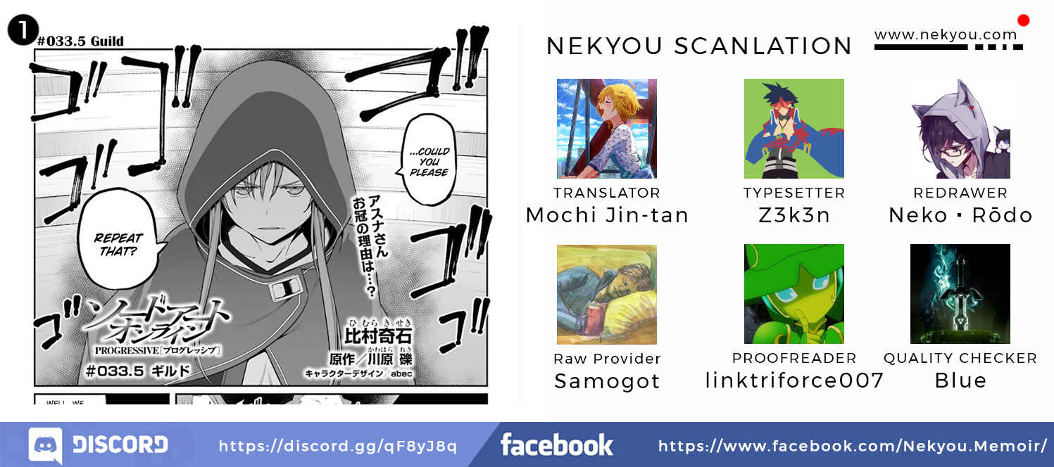 Page 2 Chapter 33.5 Sword Art Online: Progressive
