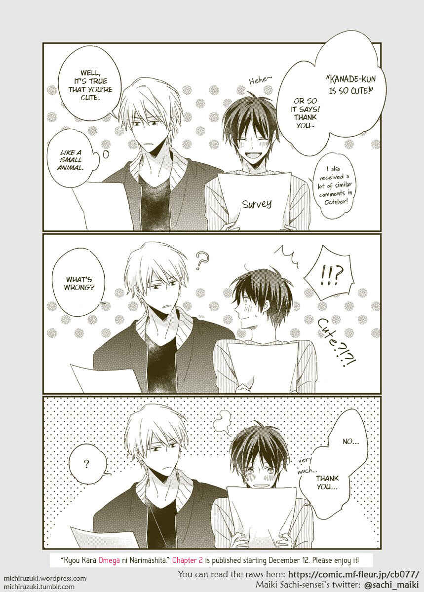 Page 8 Chapter 6.1 Kyou Kara Omega ni Narimashita