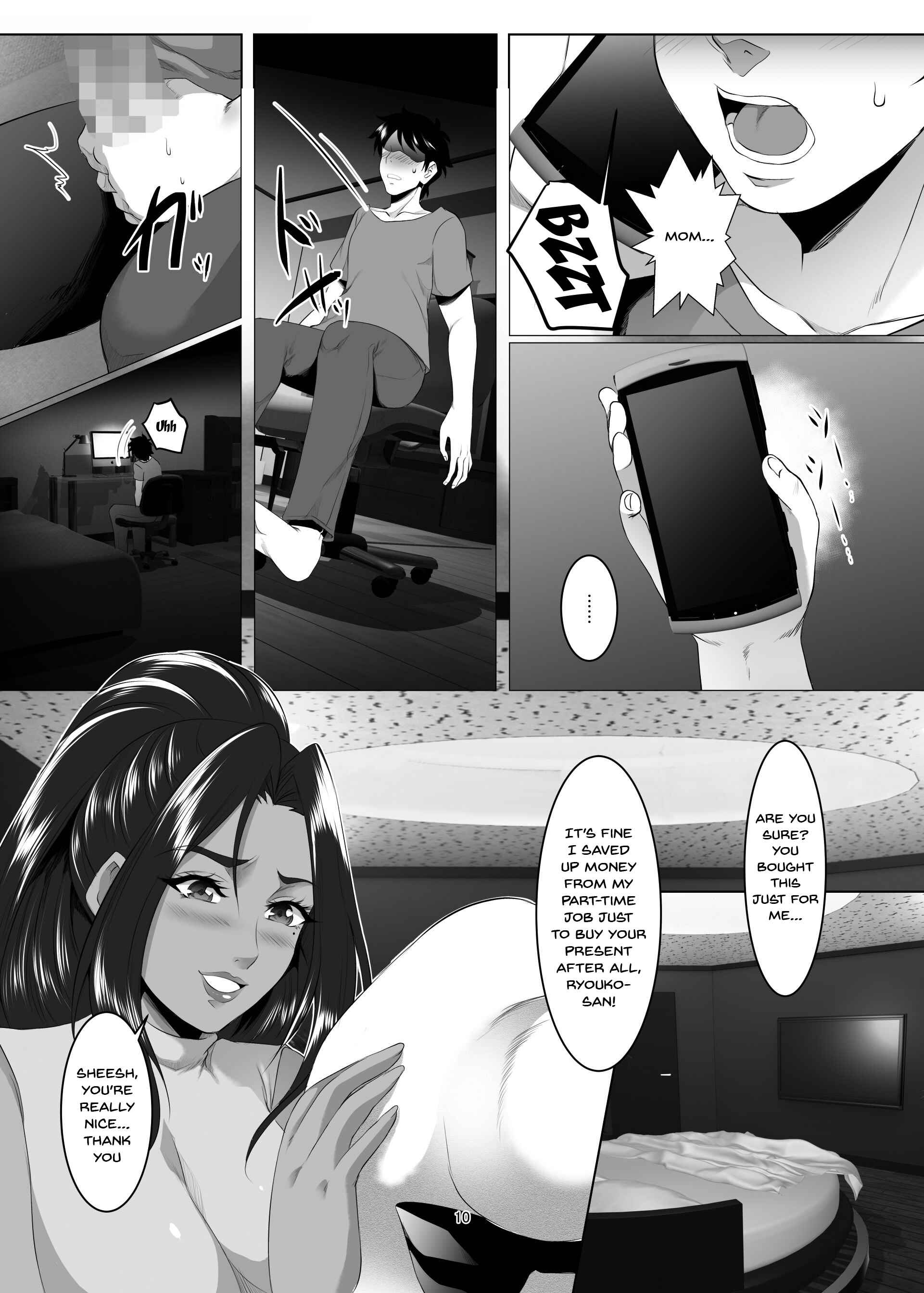 Page 9 Chapter 4 Omae no Kaa-chan, Ii Onna da yo na.