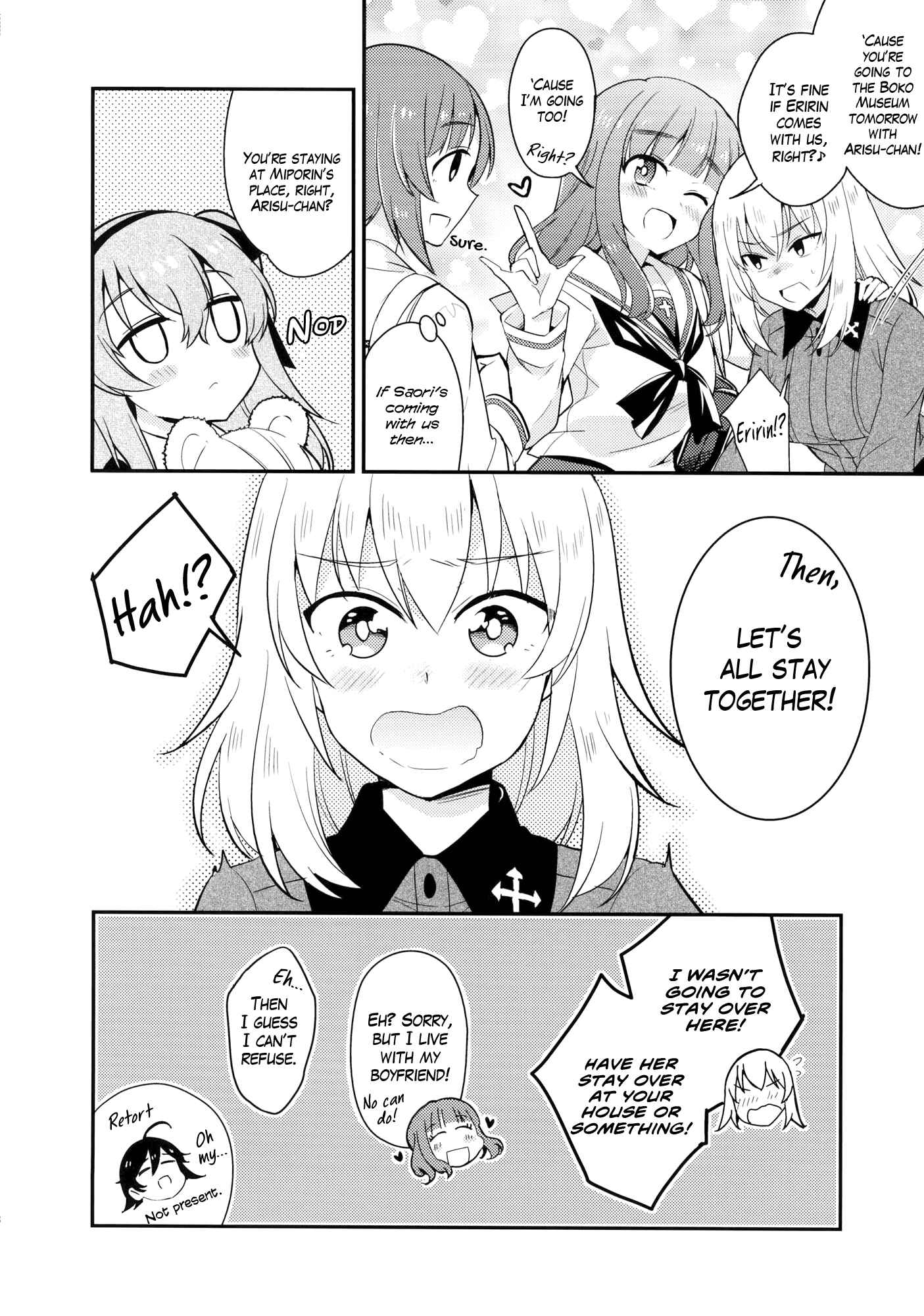 Page 9 Chapter Unknown_48cf Girls und Panzer - Are You Mihos Friend? (Doujinshi)