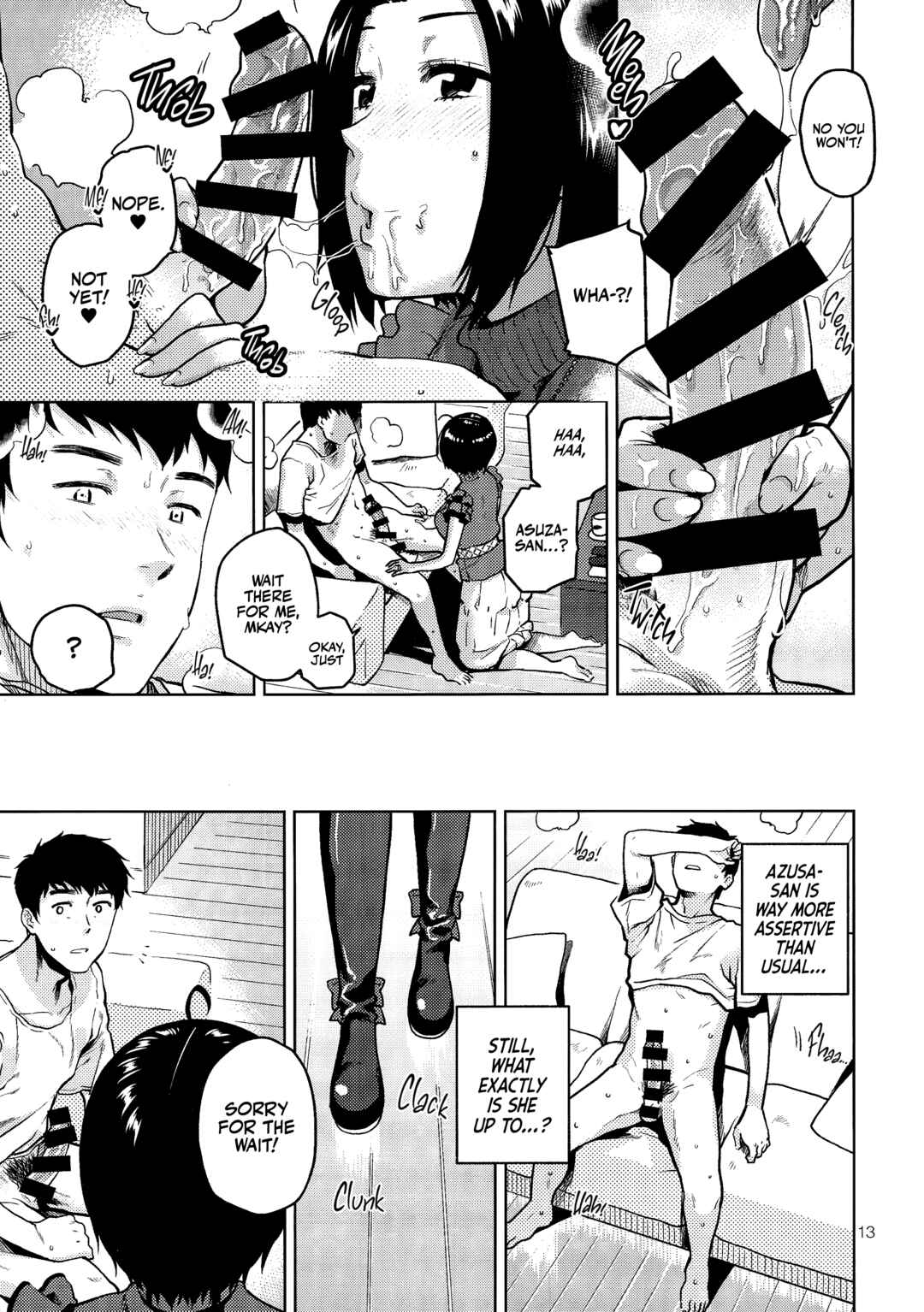 Page 14 Chapter Unknown_c195 THE IDOLM@STER - Azusa-san Only Uses Her Hands and Mouth