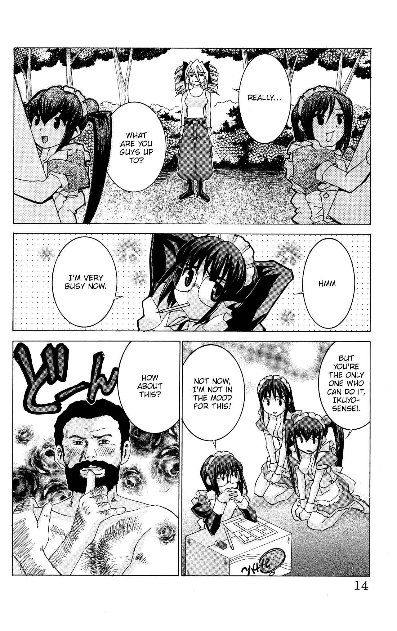 Page 14 Chapter 48 Hanaukyou Maid Tai