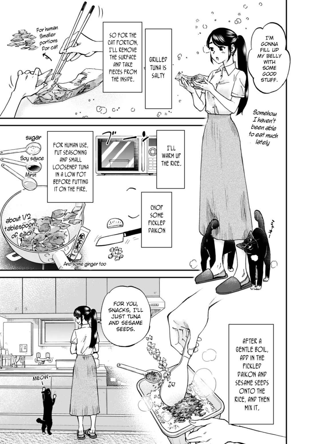 Page 21 Chapter 9 Hosomura-san and the Cats Snack